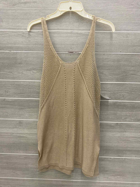 Tan Womens Size L Tank Top