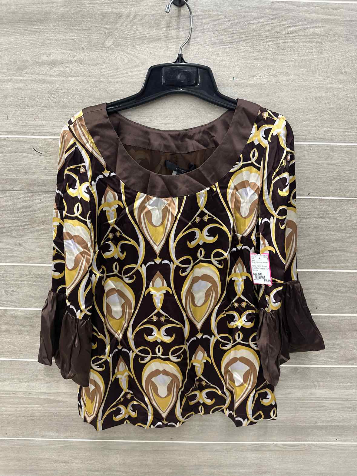 single Size S/P Brown Womens Shirt