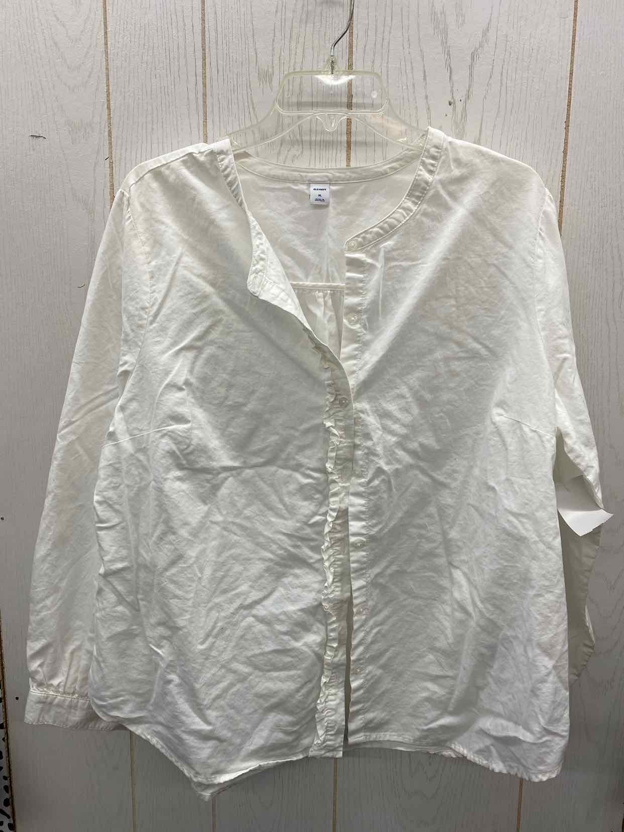 Old Navy White Womens Size XL Shirt