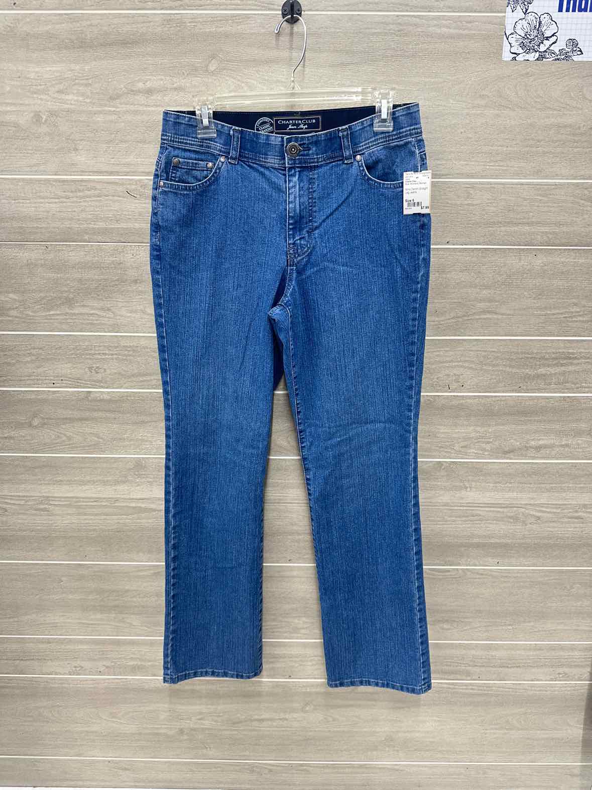 Charter Club Size 6 Blue Womens Jeans