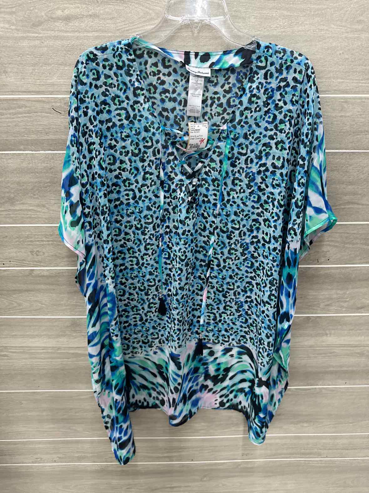 Tommy Bahama Blue Womens Size L/XL Coverup