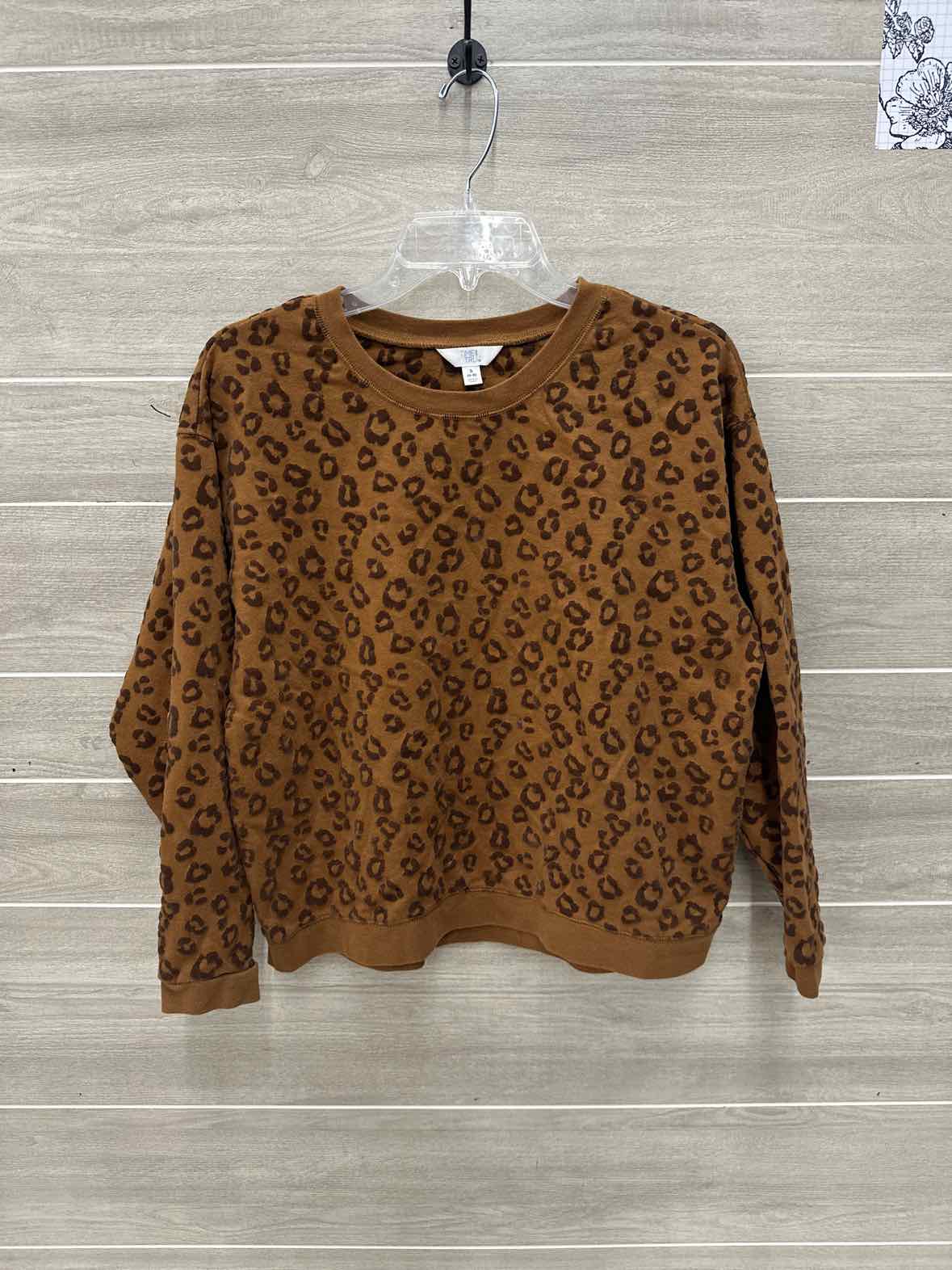 Time & Tru Brown Womens Size Small Shirt