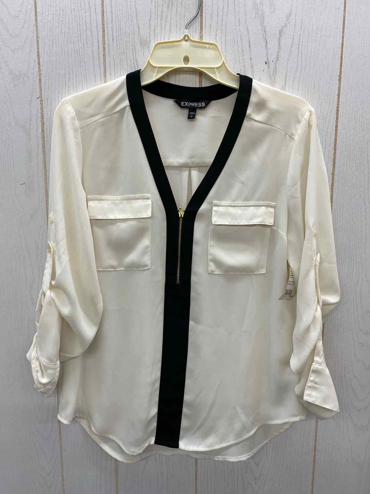 Express Cream Womens Size Small Shirt