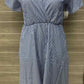 fraiche Size 10/12 Blue Womens Dress