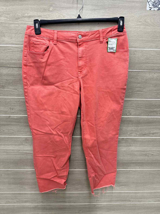 Maurices Size 14 Short Coral Womens Pants