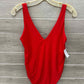 AERIE Red Womens Women Size XL Bodysuit
