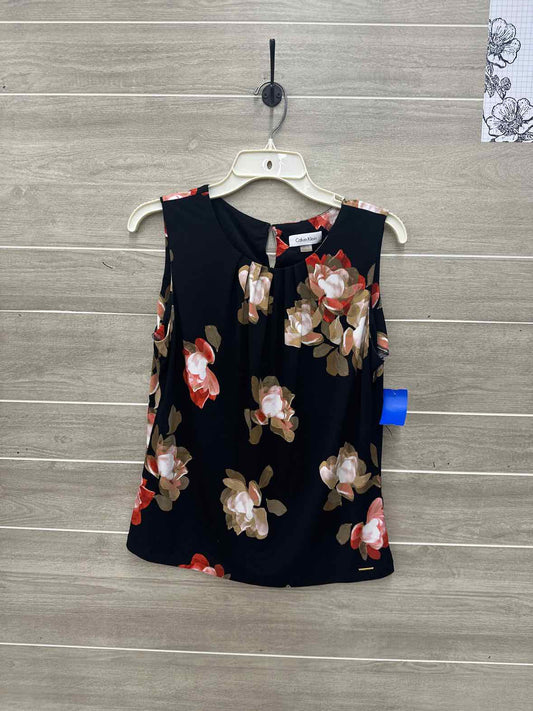 Calvin Klein Size L Black Womens Tank Top