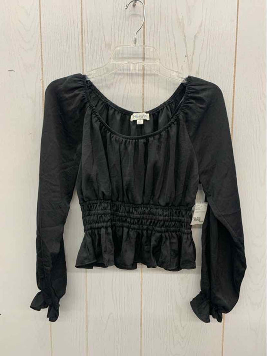 She & Sky Black Junior Size Small Shirt