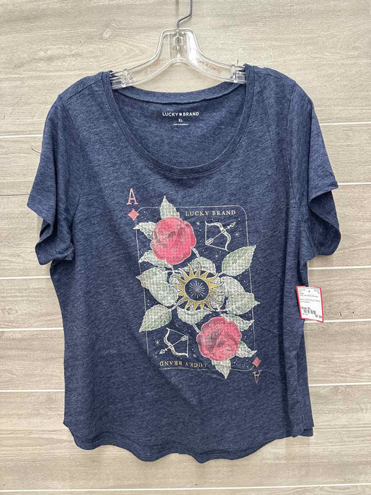 Lucky Size XL Navy Womens Shirt
