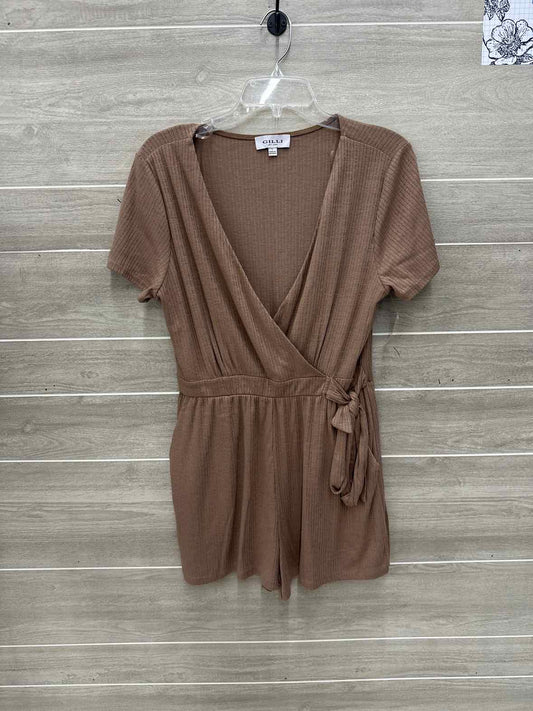 GILLI Brown Womens Women Size 10/12 Romper