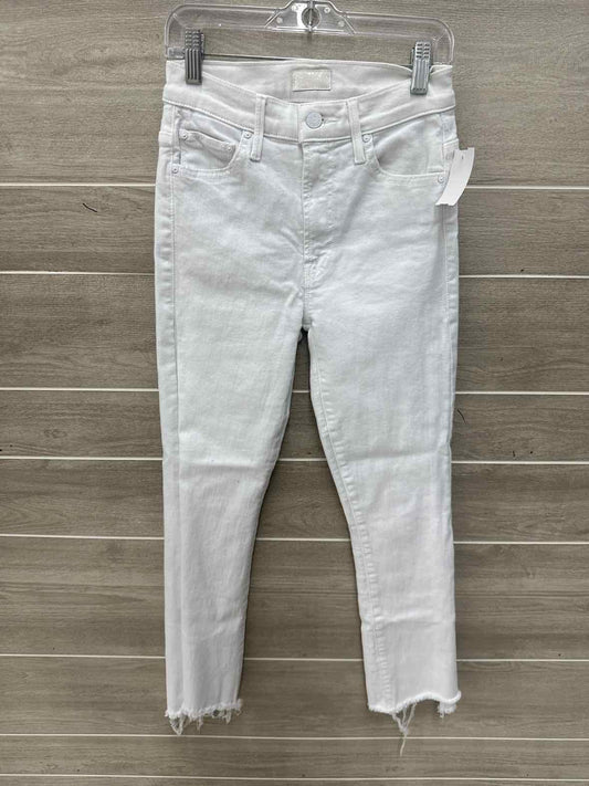 MOTHER White Womens Women Size 0 Jeans