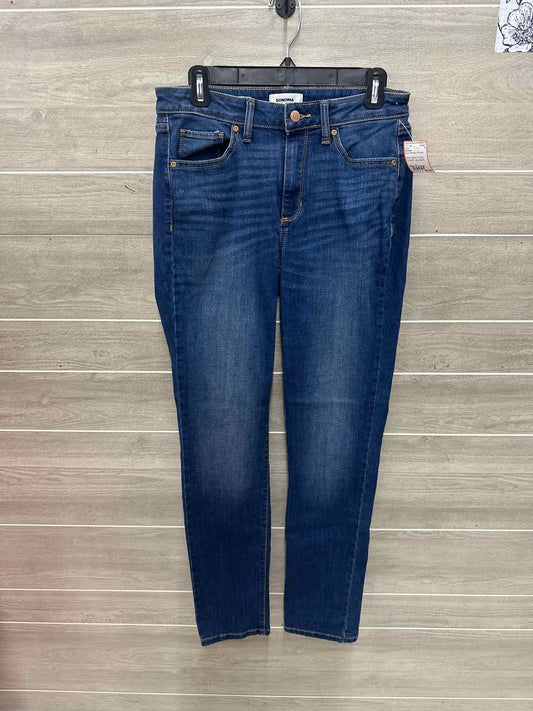 Sonoma Size 8 Long Blue Womens Jeans