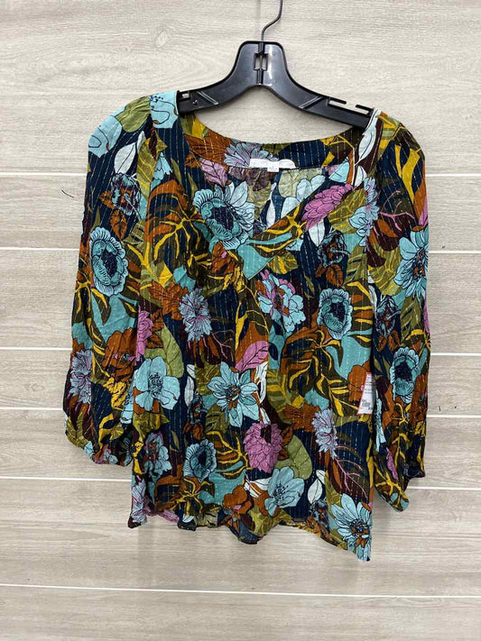 Jane & Delancey Navy Womens Women Size L Shirt