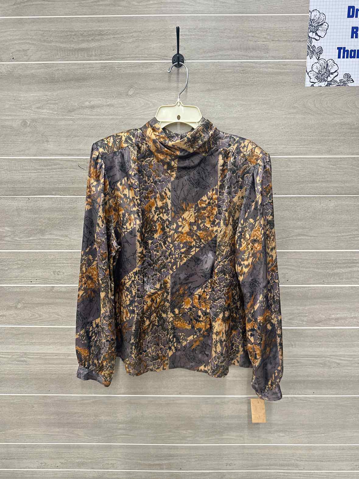 Nicola Size L Gray Womens Shirt