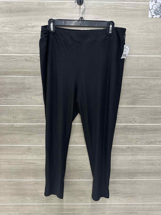 Terra & Sky Black Womens Women Size 16/18 Leggings
