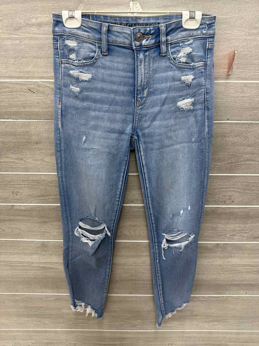 American Eagle Blue Womens Women Size 4 Jeans