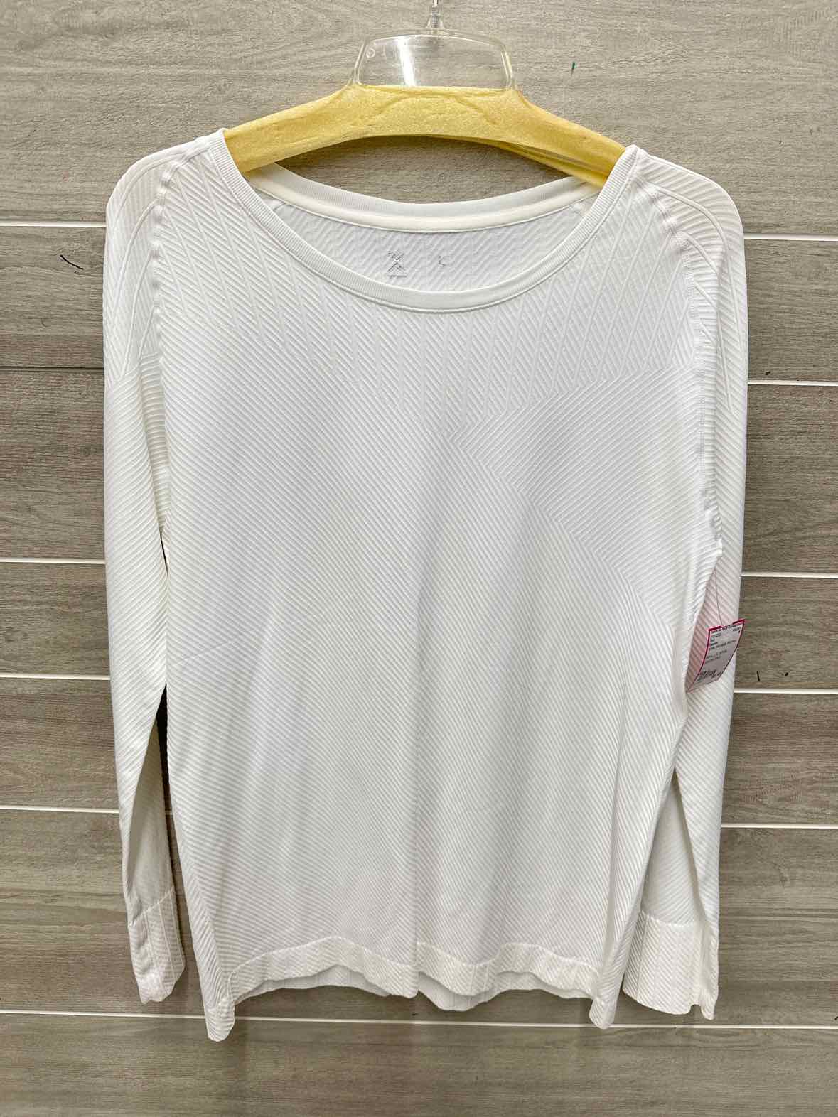 Xersion Size L White Womens Shirt