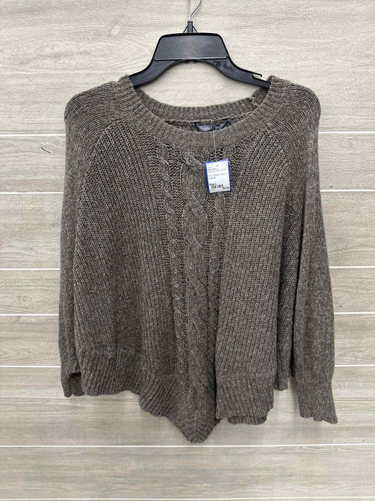 Daisy Fuentes Size L Taupe Womens Sweater