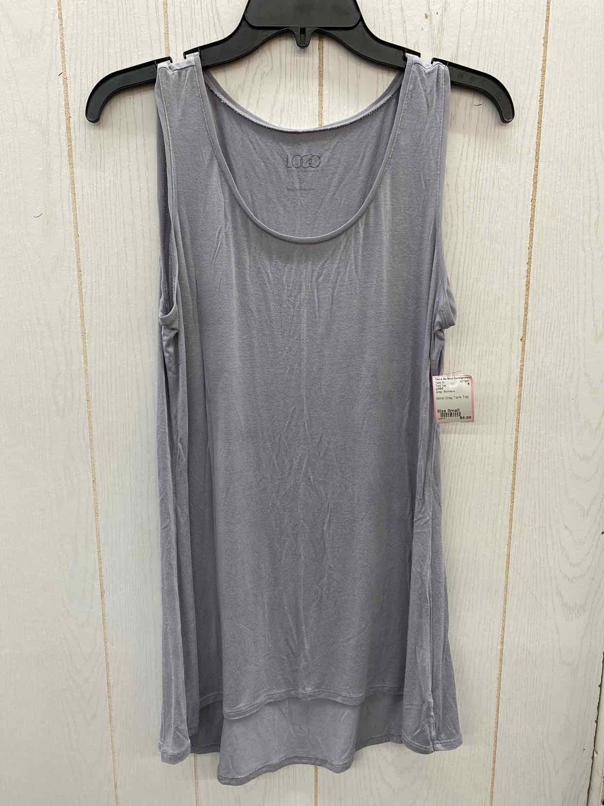 LOGO Gray Womens Size Small Tank Top