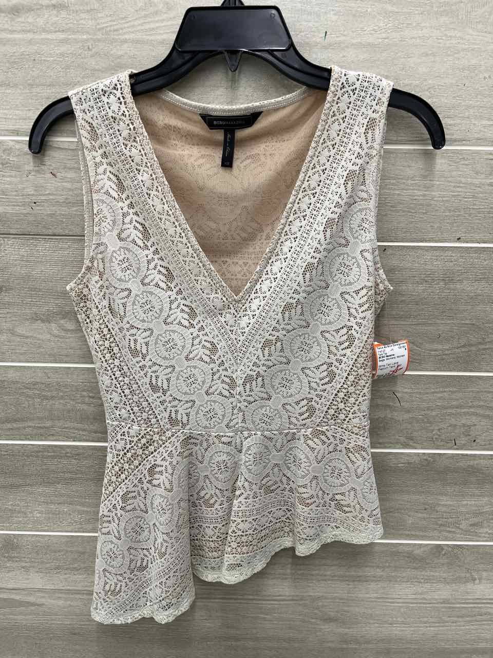 BCBG Maxazria Size XS Beige Womens Tank Top