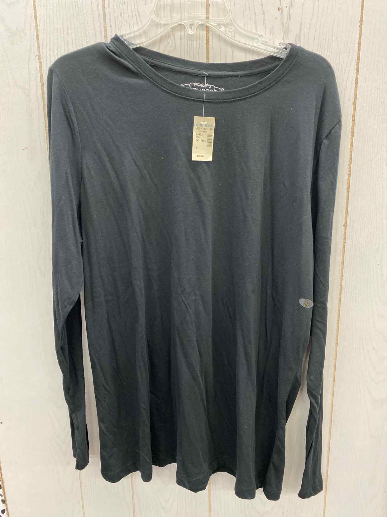 Maurices Black Womens Size 18/20 Shirt