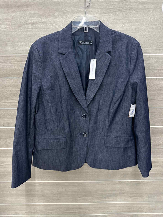 Seventh Ave Blue Womens Size 18 Blazer