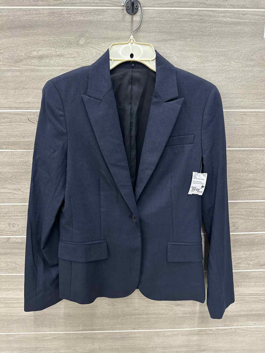 Theory Navy Womens Women Size 6 Blazer