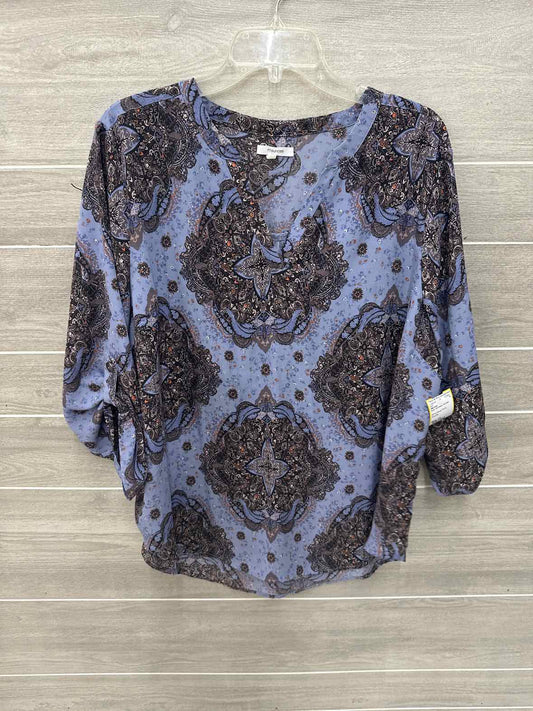 Maurices Blue Womens Women Size 1X Shirt