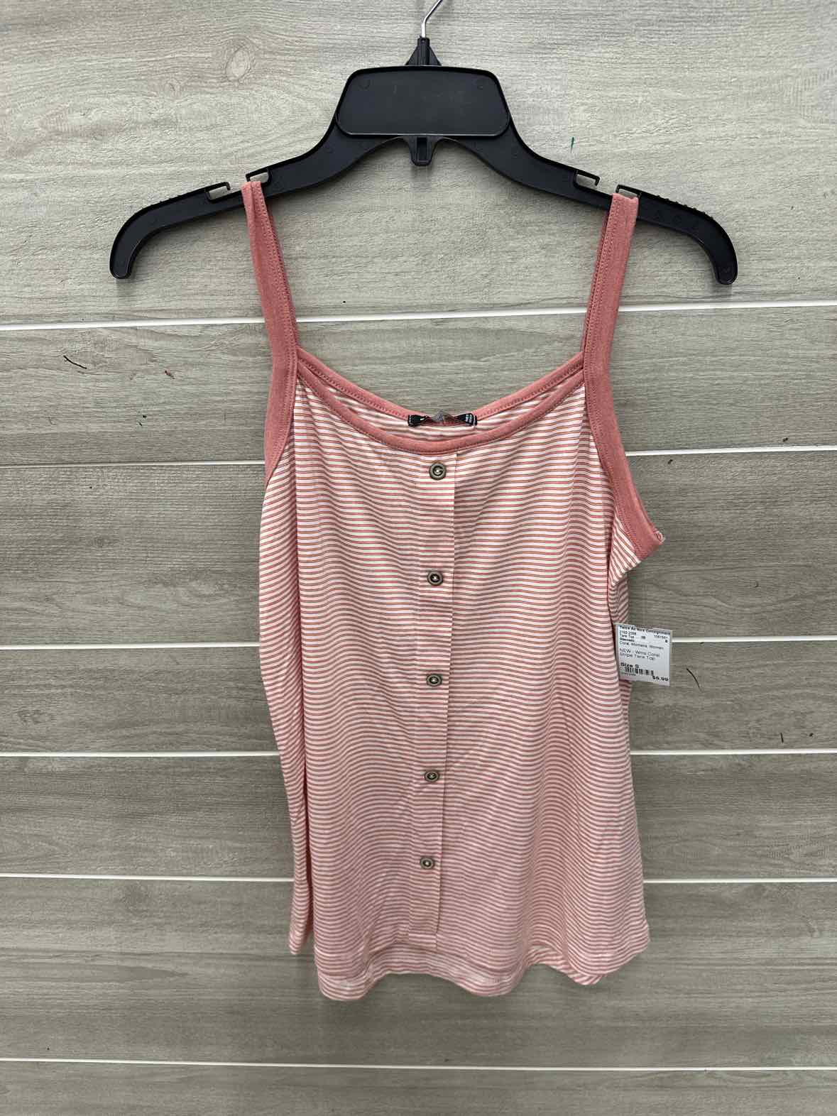 Staccato Size S Coral Womens Tank Top