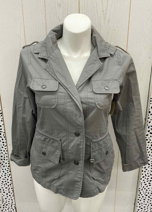 Maurices Gray Womens Size L Jacket (Outdoor)