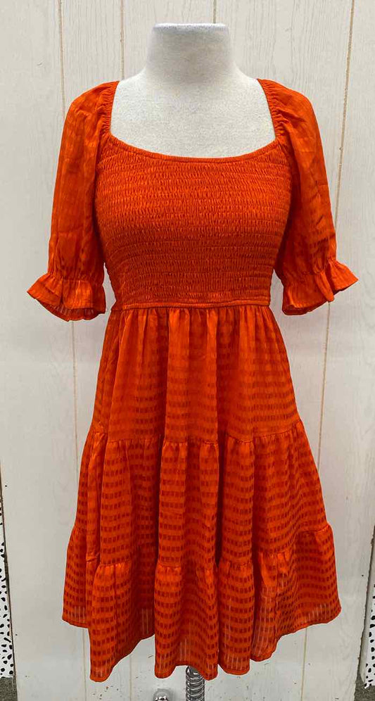 Orange Womens Size 6 Dress