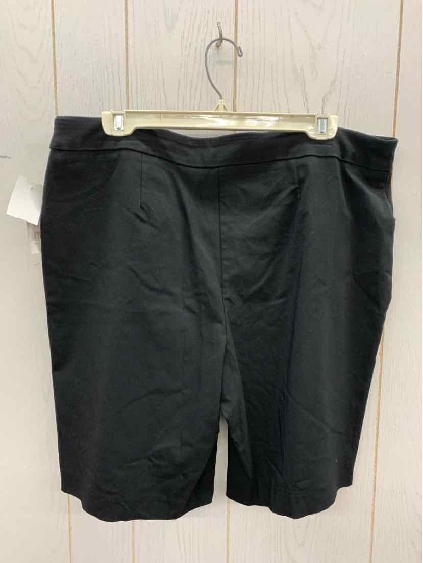 Time & Tru Black Womens Size 16/18 Shorts