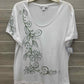 Coldwater Creek Size XL White Womens Shirt