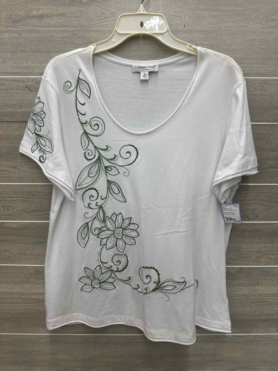 Coldwater Creek Size XL White Womens Shirt