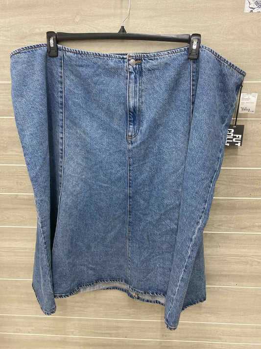 Future Collective Blue Womens Size 30 Skirt