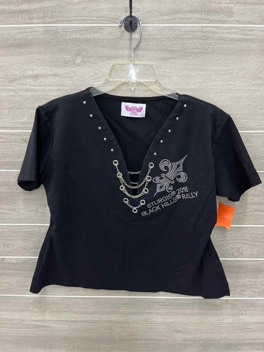 Harley Davidson Black Womens Women Size 16/18 Shirt