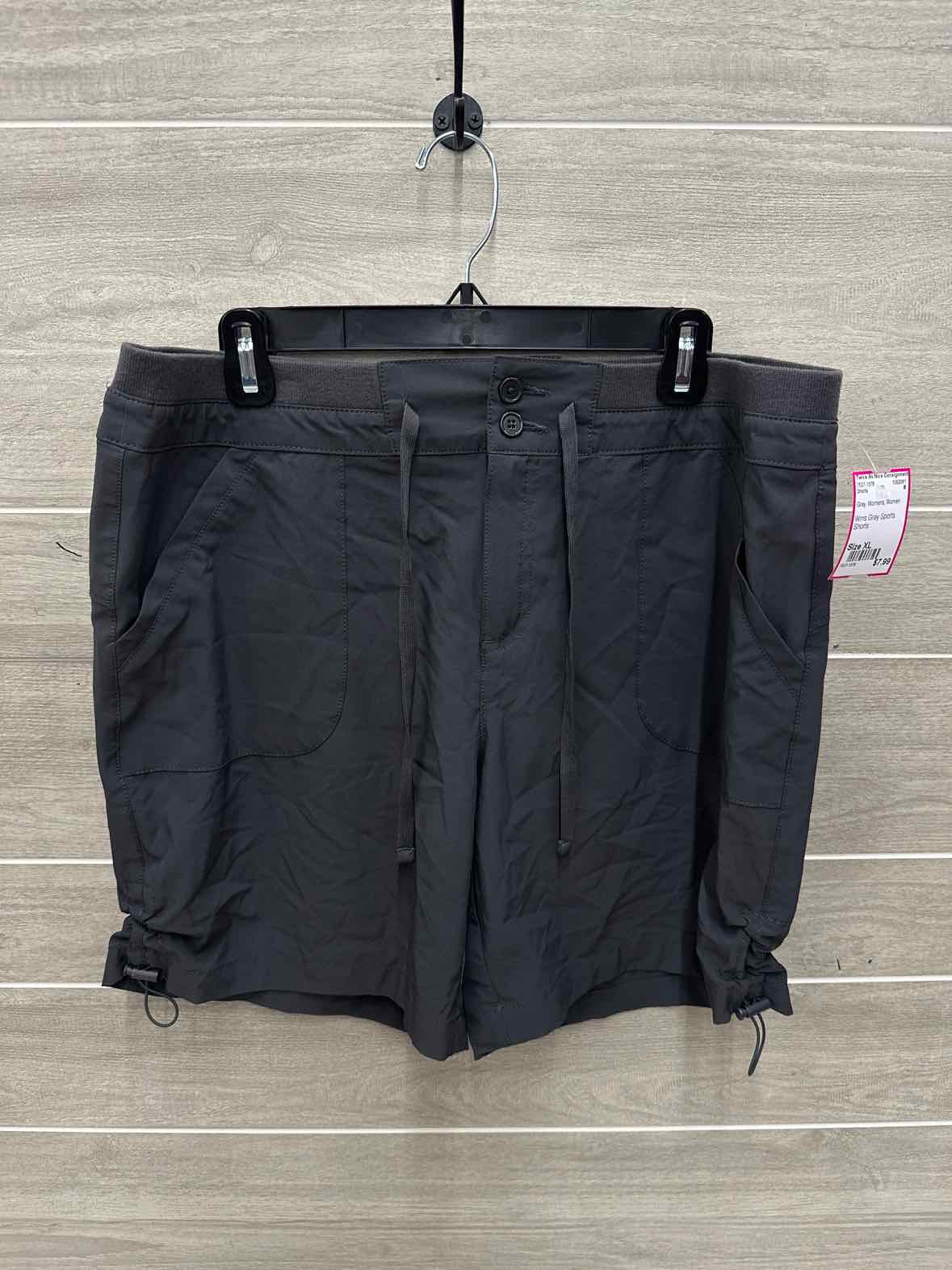 Size XL Gray Womens Shorts
