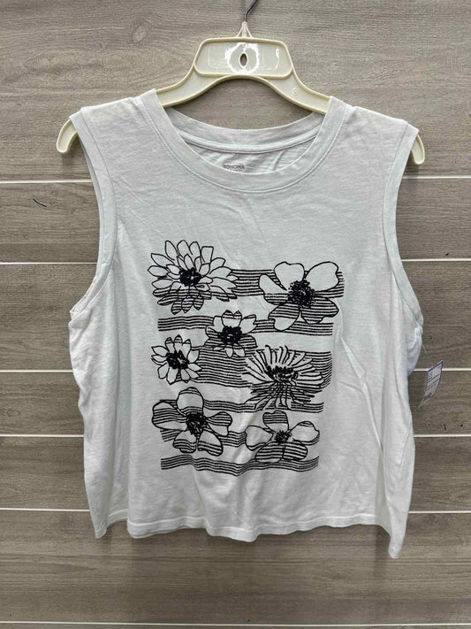Sonoma White Womens Women Size L/XL Tank Top