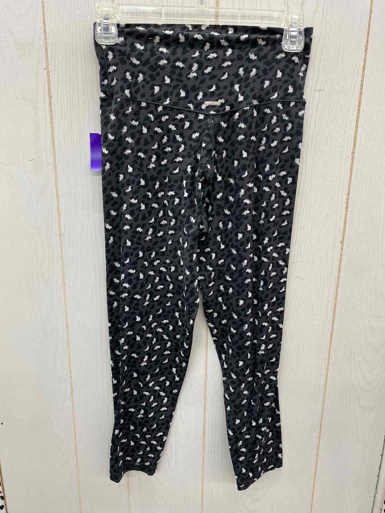 AERIE Black Womens Size L Short Leggings