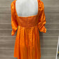 Adelyn Rae Size 6 Orange Womens Dress