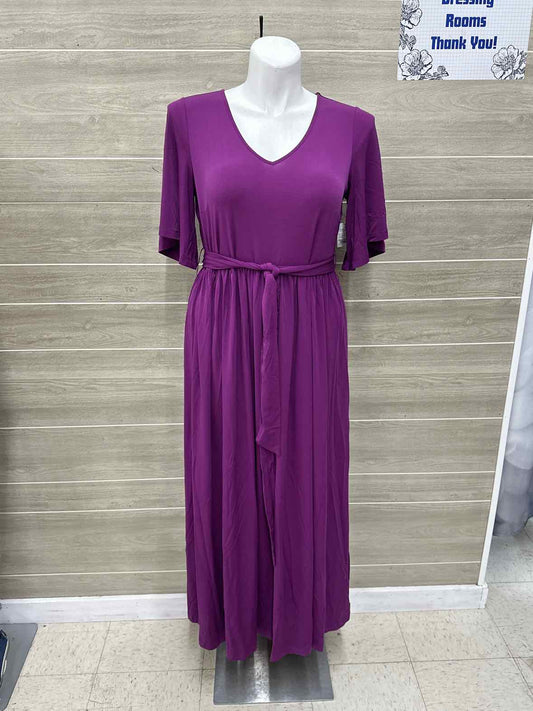 Roamans Size 12/14 Purple Womens Dress