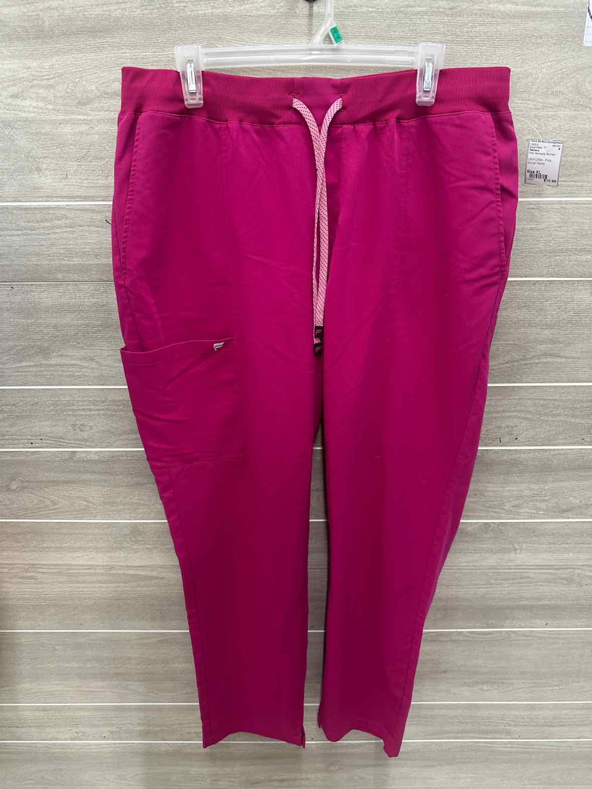 Fabletics Size XL Pink Womens Scrub Pants