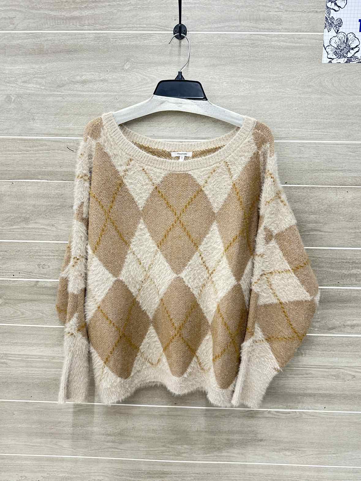 Maurices Tan Womens Women Size L Sweater