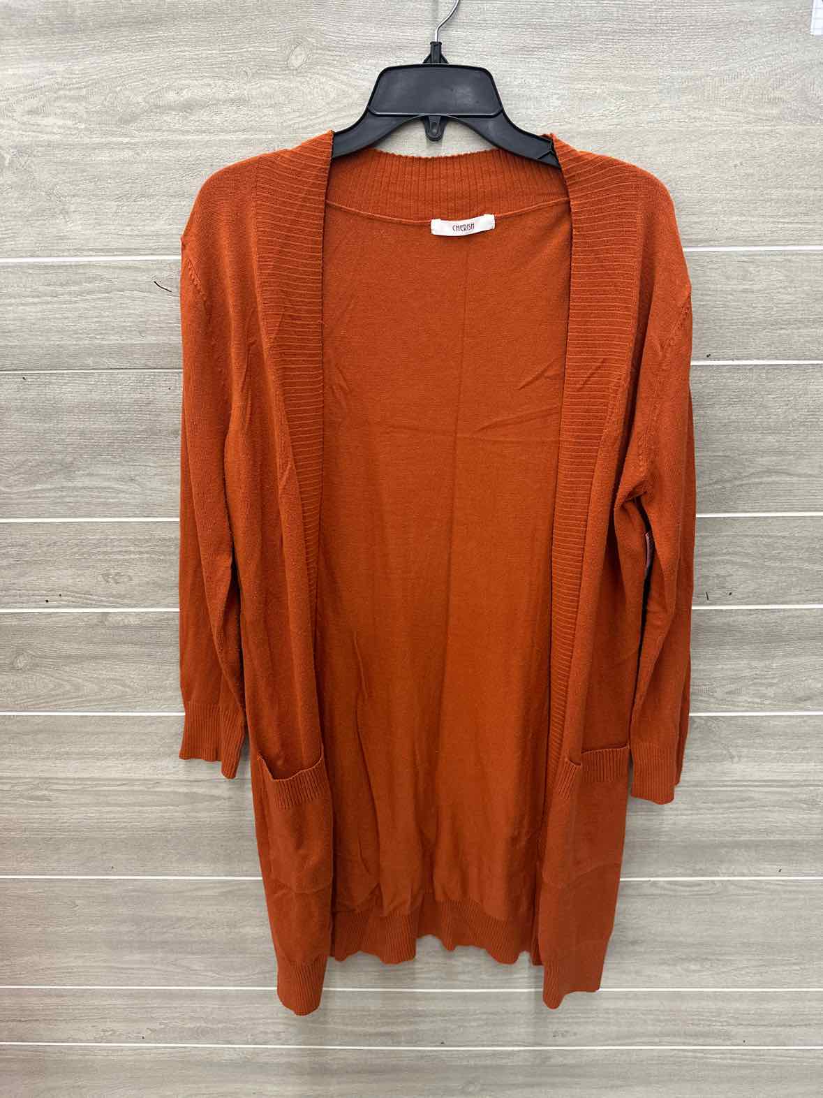Cherish Size L Orange Womens Sweater