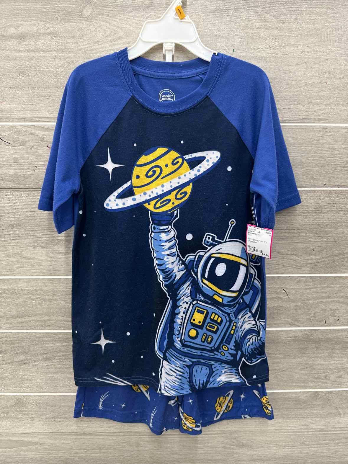 WonderNation Boys Size 8 Pajamas