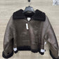 LOFT Size L Brown Womens Jacket (Outdoor)