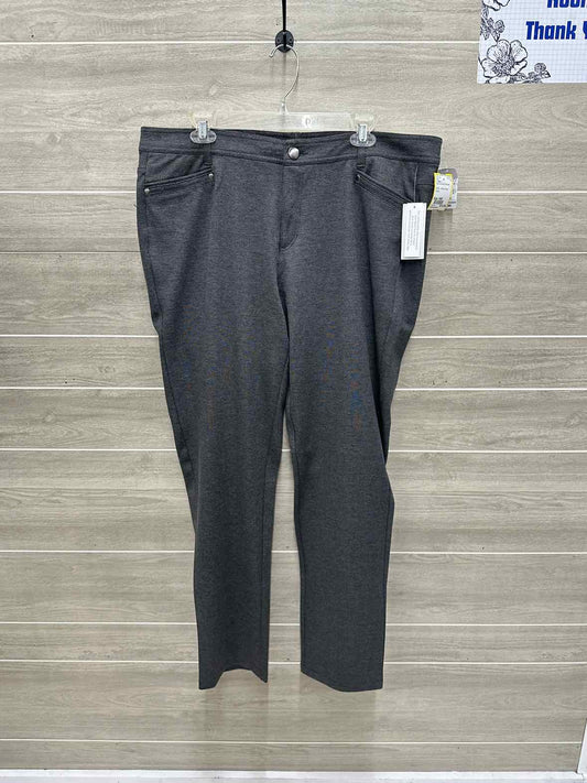 CJ Banks Size 18W Gray Womens Pants