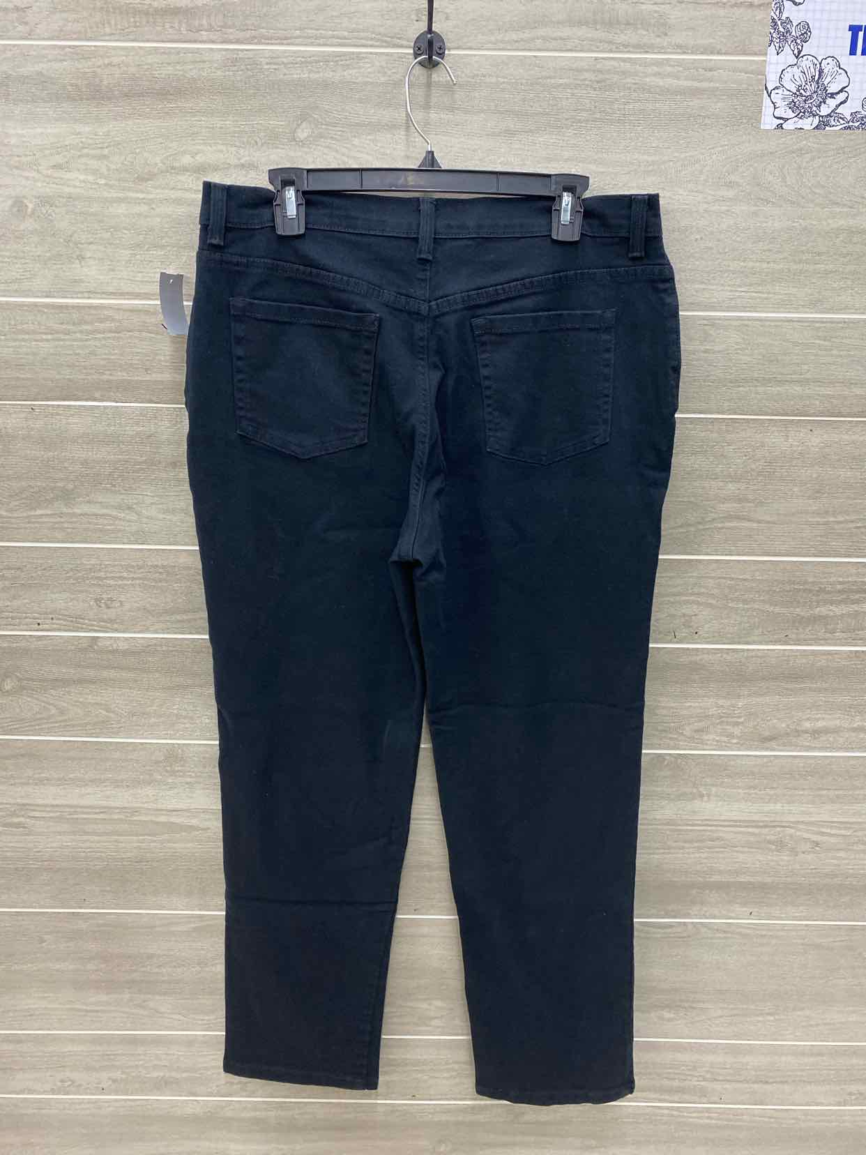 Gloria Vanderbilt Black Womens Women Size 14 Short Jeans