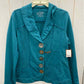 Neon Buddah Teal Womens Size 8 Blazer