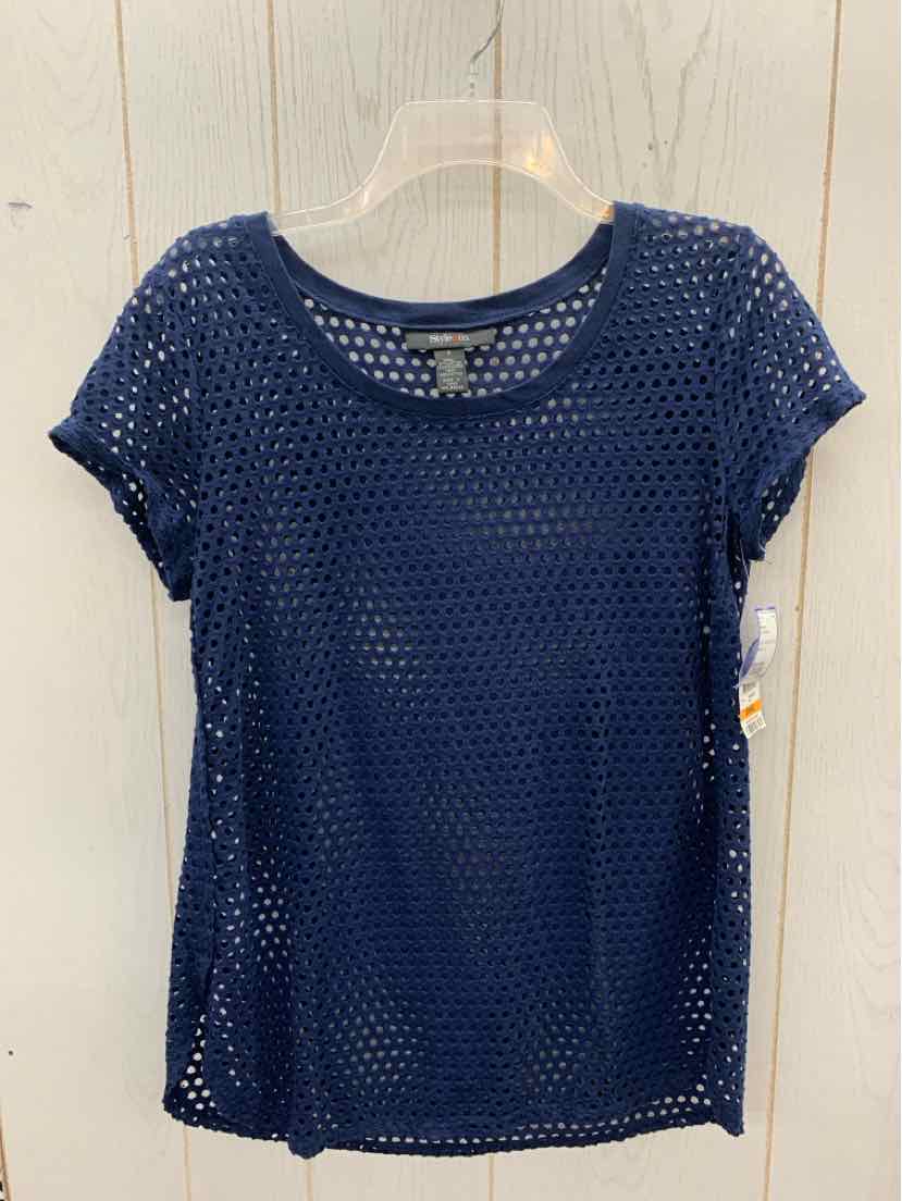 Style & Co Blue Womens Size Small Shirt